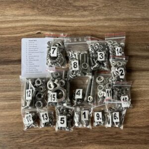 NOWY komplet śrub śruby NIERDZEWNE JUNAK M10